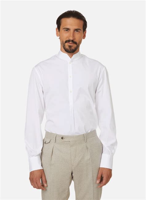 chemise bourrienne homme blanc.